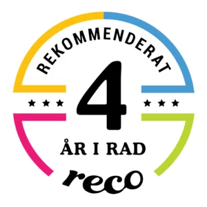 Reco: rekommenderat företag fyra år i rad